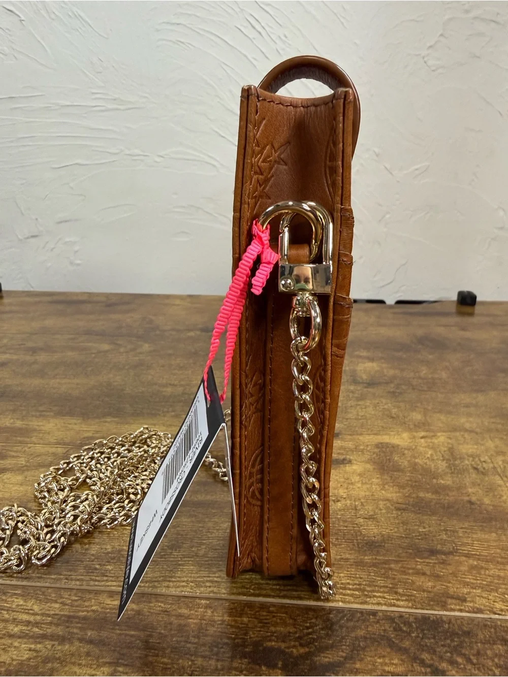 Lusso Leather Orlando Magic Cell Phone River Crossbody Chain Purse NWT